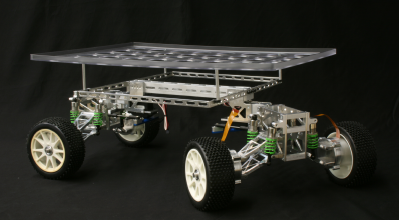 Vehicle without solar panel and control hardware