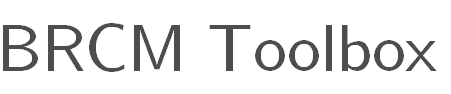 Logo BRCM Toolbox